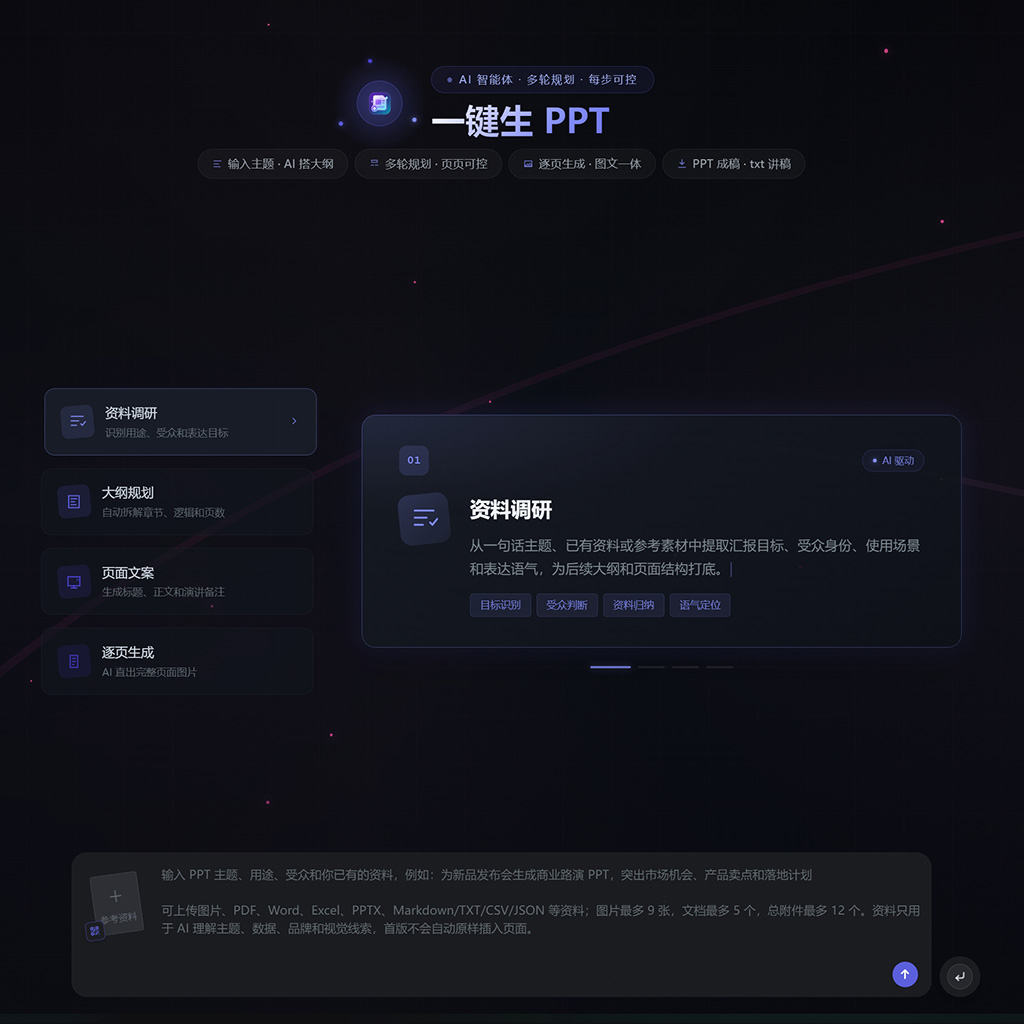 一键生PPT商业案例